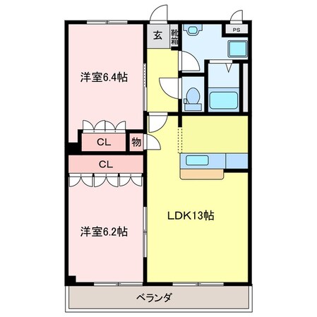 フェニックスの物件間取画像